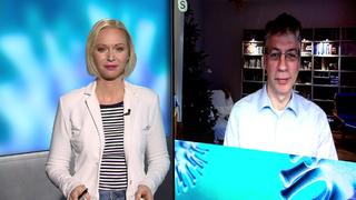 Katrin Neumann spricht mit Prof. Timo Ulrichs