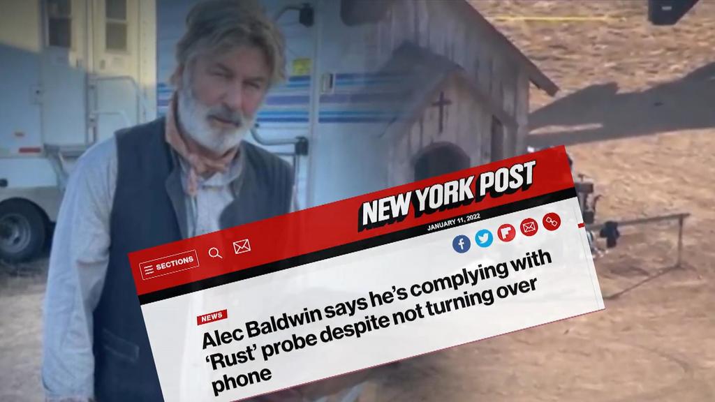 Die "New York Post" berichtet, dass Alec Baldwin sein Handy zu Ermittlungszwecken nicht an die Polizei übergeben möchte,