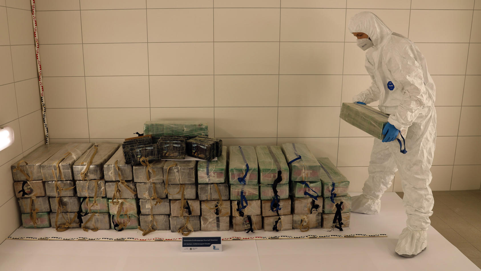 Größter Kokain-Fund in Sachsen: 700 Kilo in Zuckerlieferung versteckt
