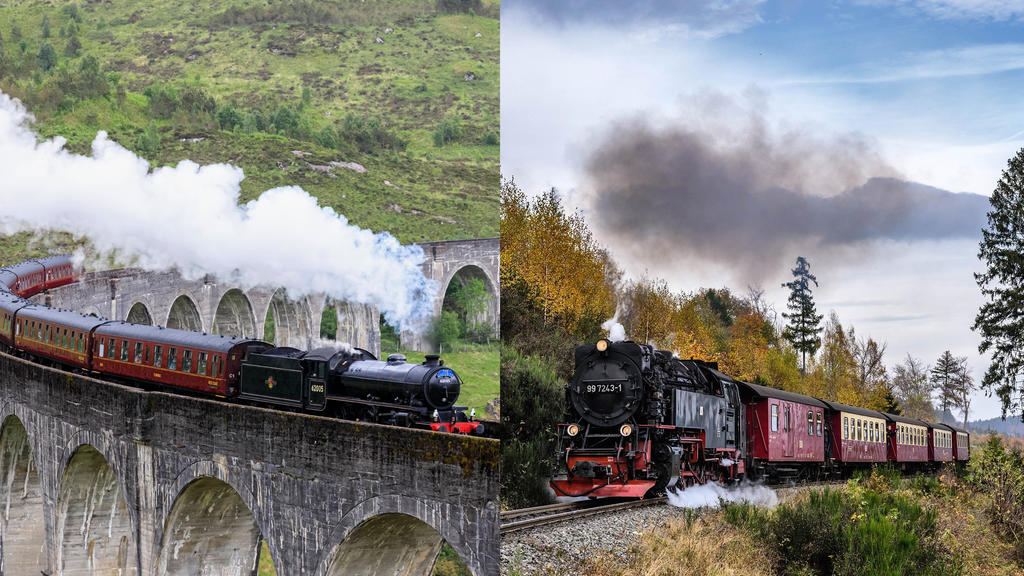 The Jacobite und die Brockenbahn