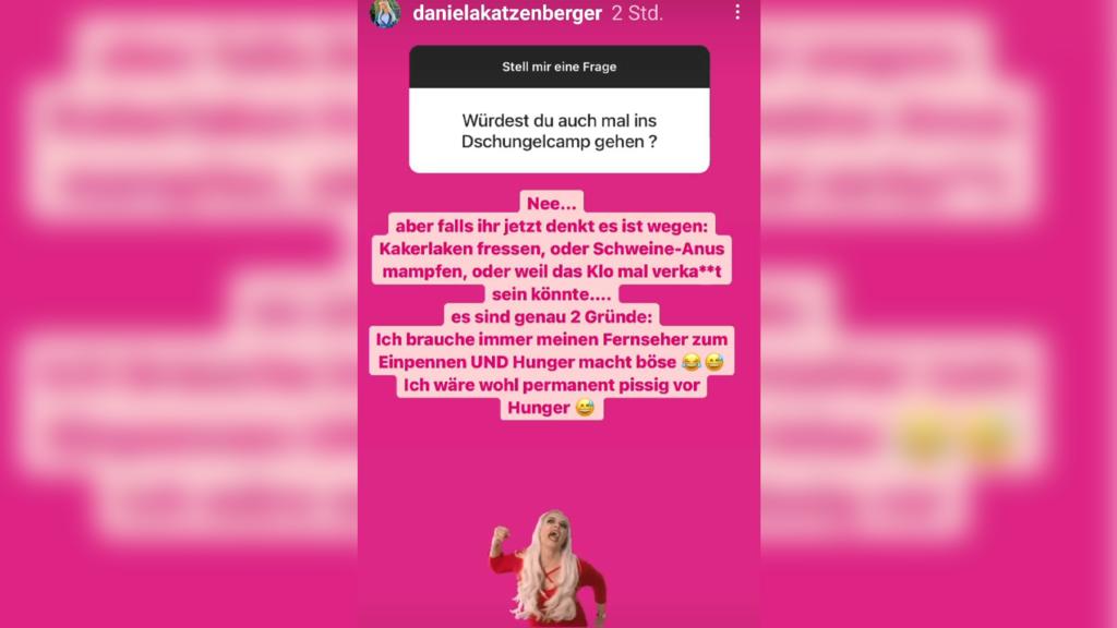 Möchte Daniela Katzenberger ins Dschungelcamp?