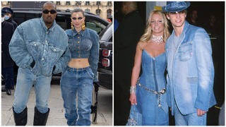 Kanye West und Julia Fox treten in Britneys und Justins Denim-Fußstapfen.