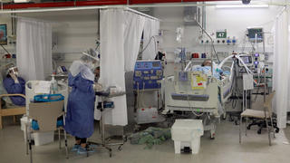 Intensivstation eines Krankenhauses in Israel