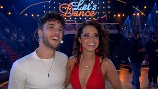 Luca unterstützt Christina Luft bei "Let's Dance" bedingungslos