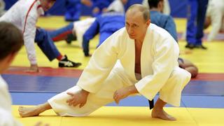 Wladimir Putin hält sich mit Judo fit. Foto: Alexey Druginyn