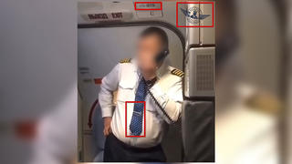 Russischer Pilot, der sich im Flugzeug gegen den Ukraine-Krieg ausspricht