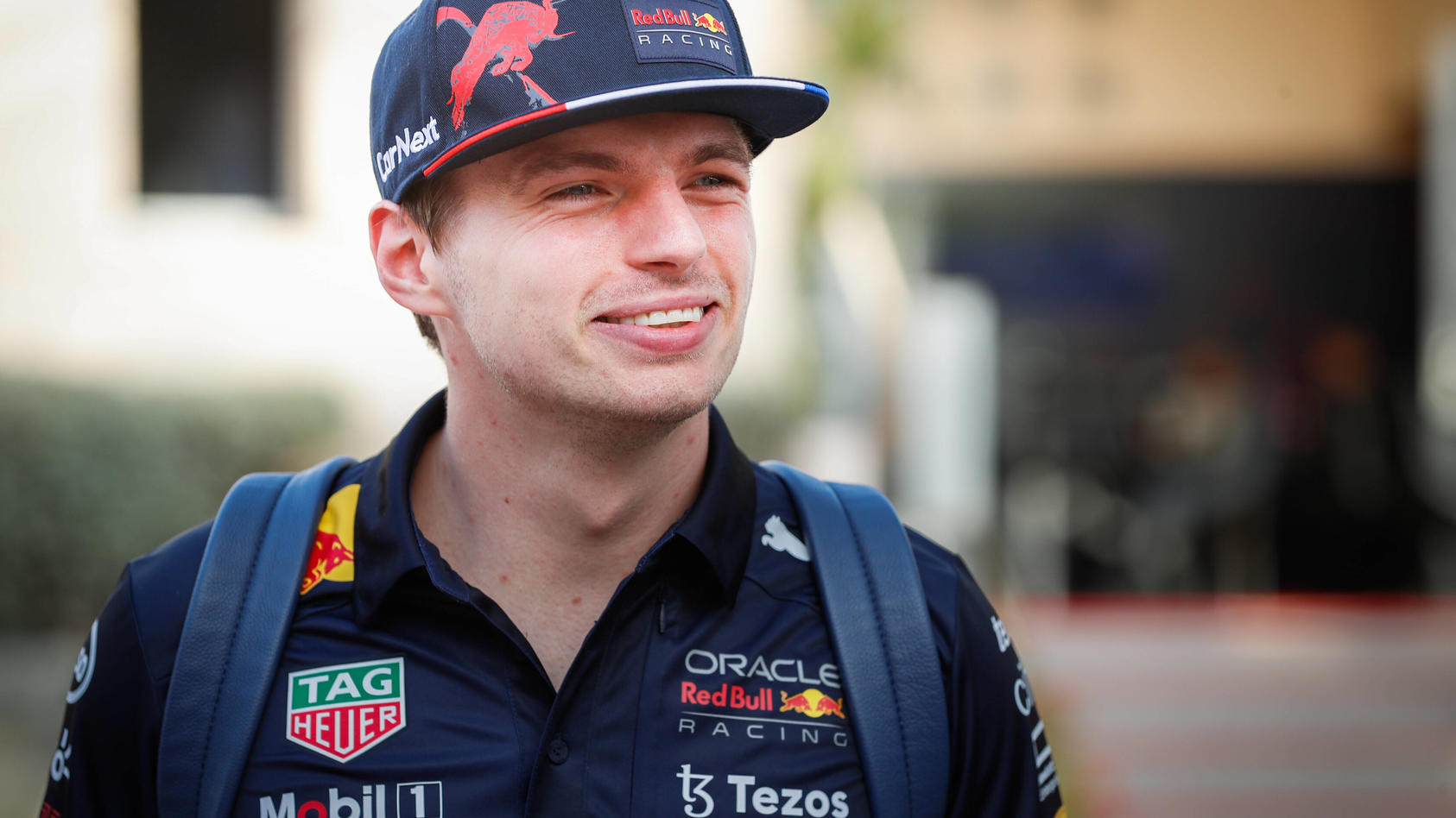  VERSTAPPEN Max ned, Red Bull Racing RB18, portrait during the Formula 1 Aramco pre-season testing prior the 2022 FIA Formula One World Championship, WM, Weltmeisterschaft on the Bahrain International Circuit, from March 10 to 12, 2022 in Sakhir, Bah