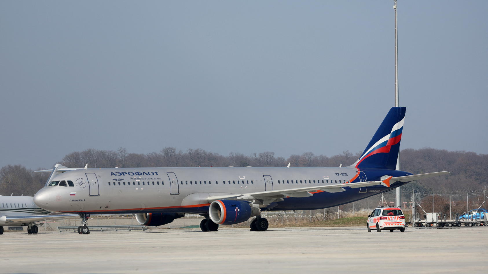 Eine Maschine der russischen Fluggesellschaft Aeroflot. Künftig müssen die auf Bermuda registrierten Maschinen der Airline am Boden bleiben.