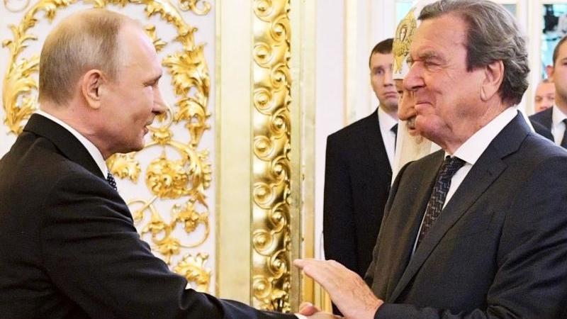 Schröder und Putin