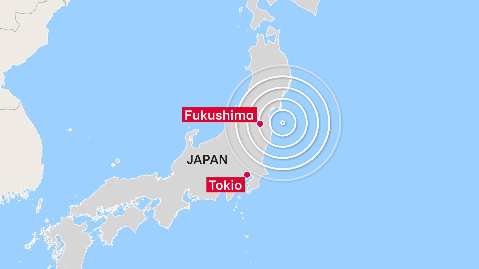 Tsunami-Warnung für Fukushima. Vor der Küste Japans hat es ein schweres Erdbeben gegeben.