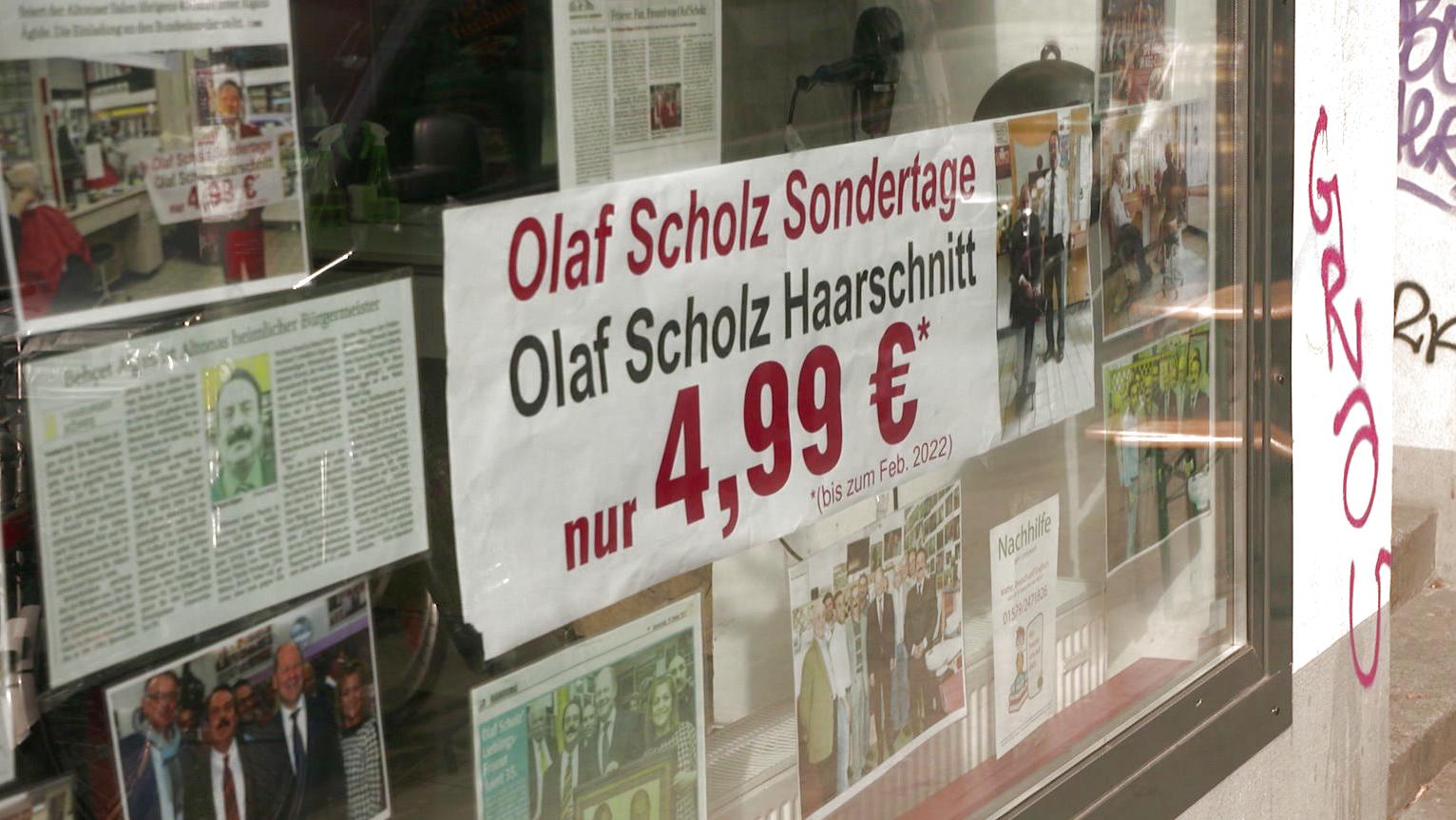 Der Verkaufsschlager:  "Olaf Scholz Haarschnitt"
