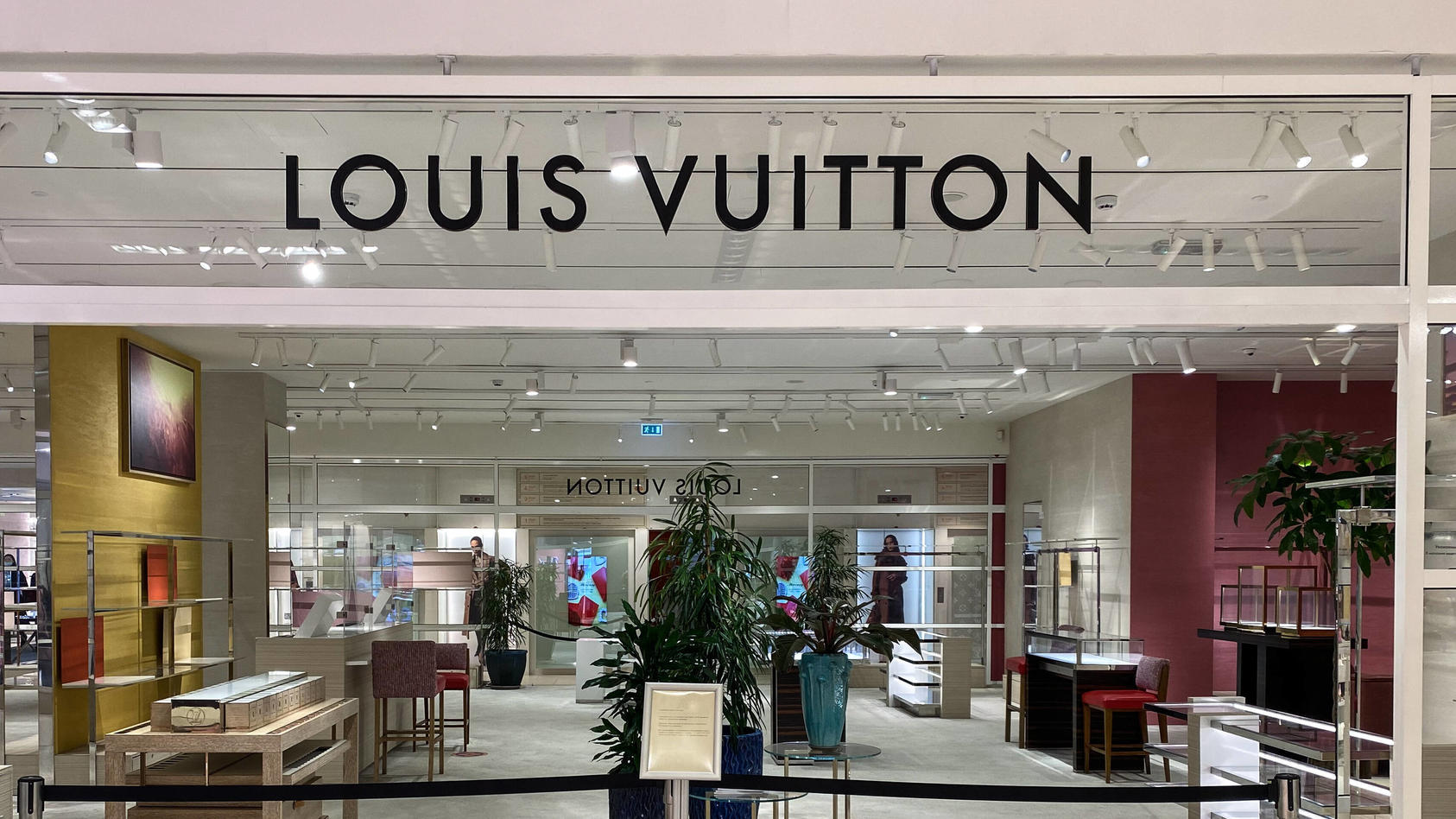 Außenansicht eines Louis Vuitton Shops
