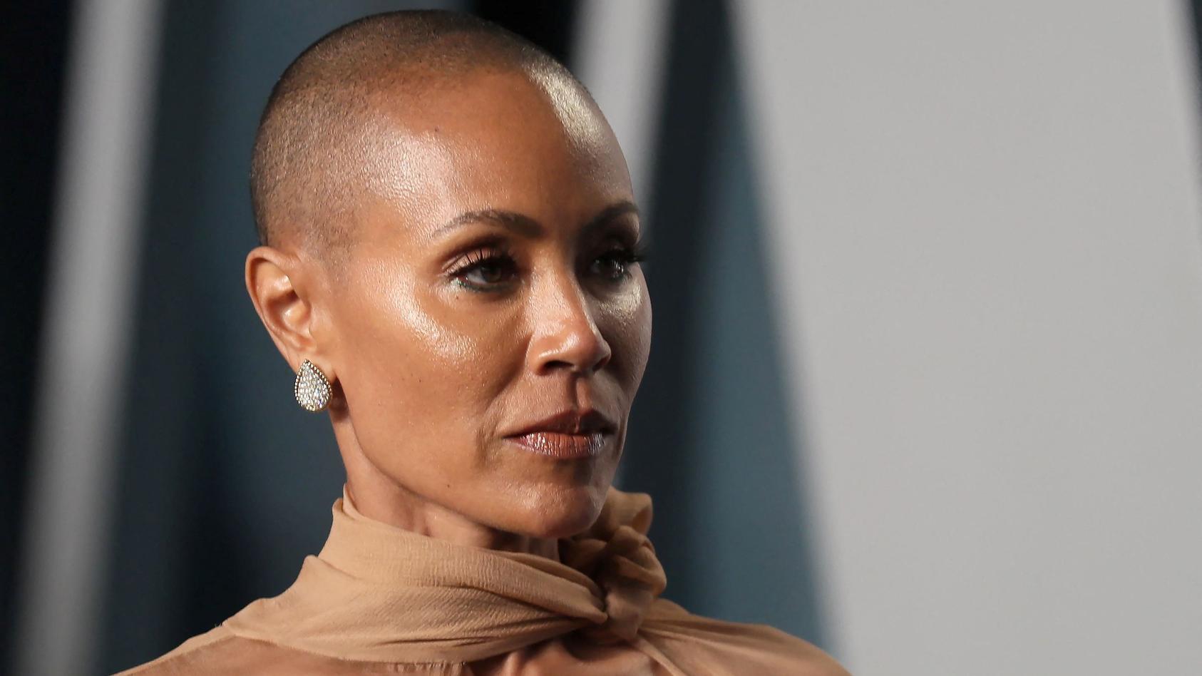 FILE PHOTO: Jada Pinkett Smith arrives at the Vanity Fair Oscar party during the 94th Academy Awards in Beverly Hills, California, U.S., March 27, 2022.   REUTERS/Danny Moloshok/File Photo