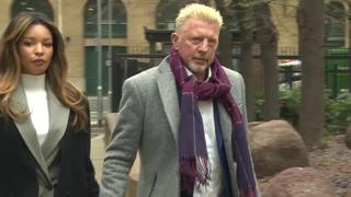 Boris Becker auf dem Weg zum Southwark Crown Court in London am 29. März 2022.