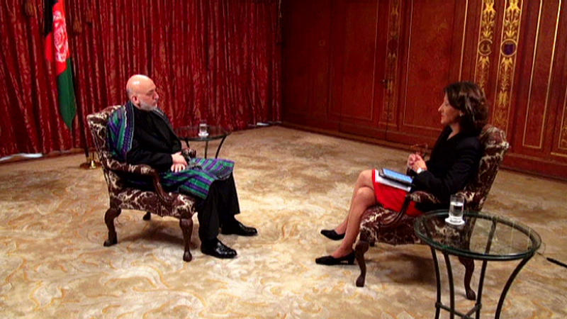 Afghanistans Präsident Karsai im Exklusiv-Interview: "Es wird billiger für Deutschland"