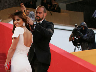Cheryl Cole attends the 'Amour' premiere during the 65th Annual Cannes Film Festival at Palais des Festivals.