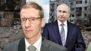 Sicherheitsexperte Joachim Weber und Kremlchef Wladimir Putin