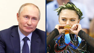 Wladimir Putin und Alina Kabajewa.