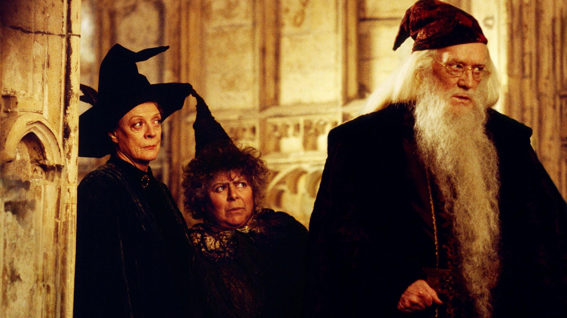 Miriam (mittig) in "Harry Potter und die Kammer des Schreckens"