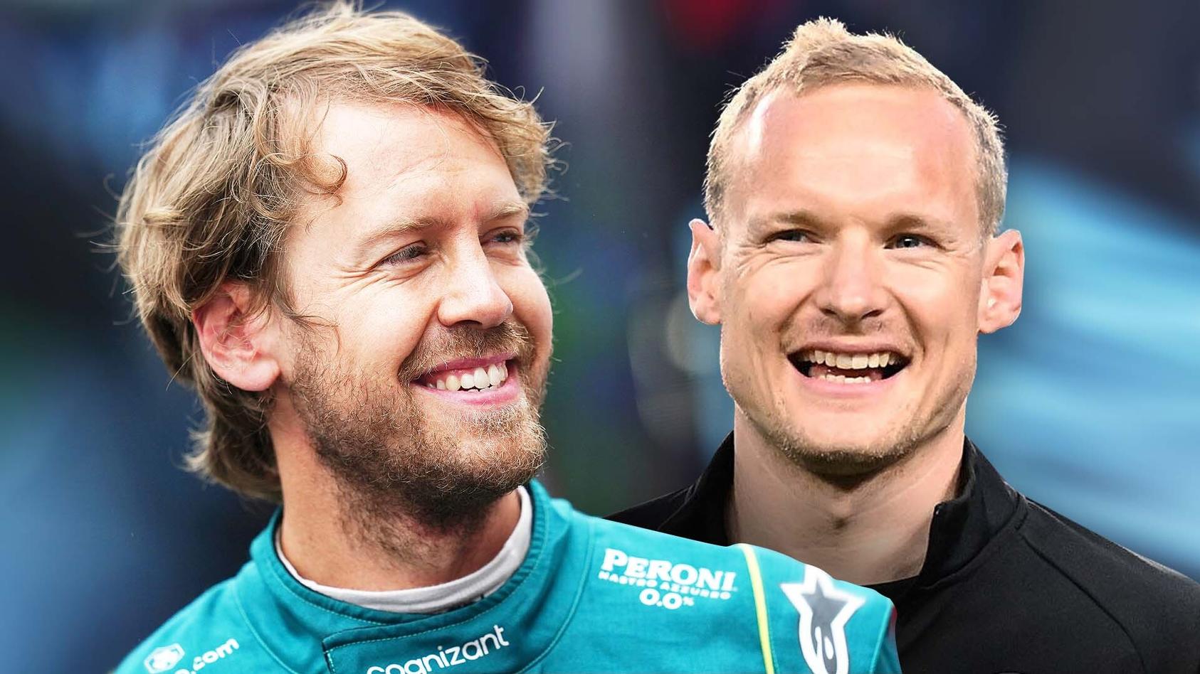 Sebastian Vettel und Sebastian Rode: Hessen unter sich.