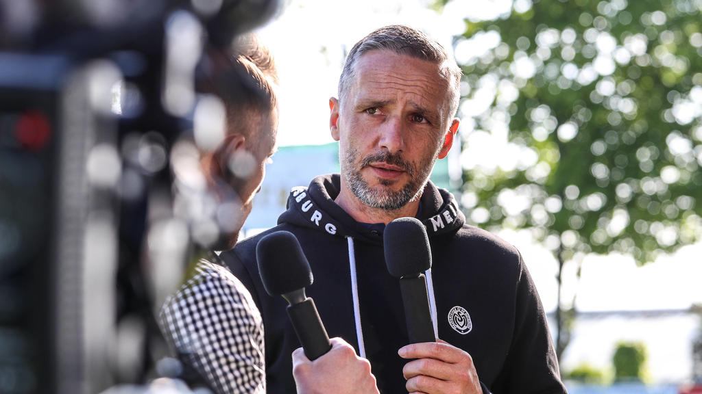 Fussball, FVN Niederrheinpokal Saison 2021/22 Halbfinale SV Straelen - MSV Duisburg 27.04.2022, Stadion an der Römerstraße Hagen Schmidt Cheftrainer MSV Duisburg Foto: FVN / Nico Herbertz / MSV Duisburg MSV Duisburg GmbH & Co KGaA Margaretenstr. 5-7