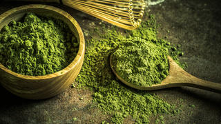 Matcha Pulver für Smoothies oder Tee.