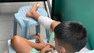 Der Junge wurde am Kamala Beach auf Phuket von einem Fisch ins Bein gebissen.