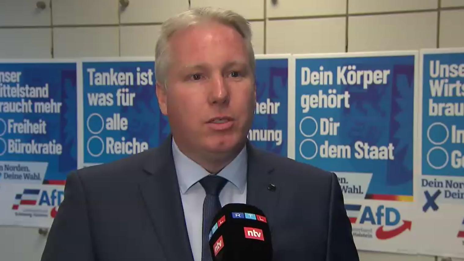 Spitzenkandidat Jörg Nobis im Interview mit RTL Nord