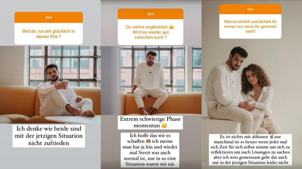 Yasin beantwortet bei Instagram Fragen zu seiner Ehe