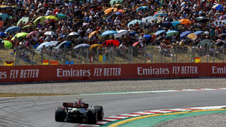 Fans beim Spanien Grand Prix bei Barcelona