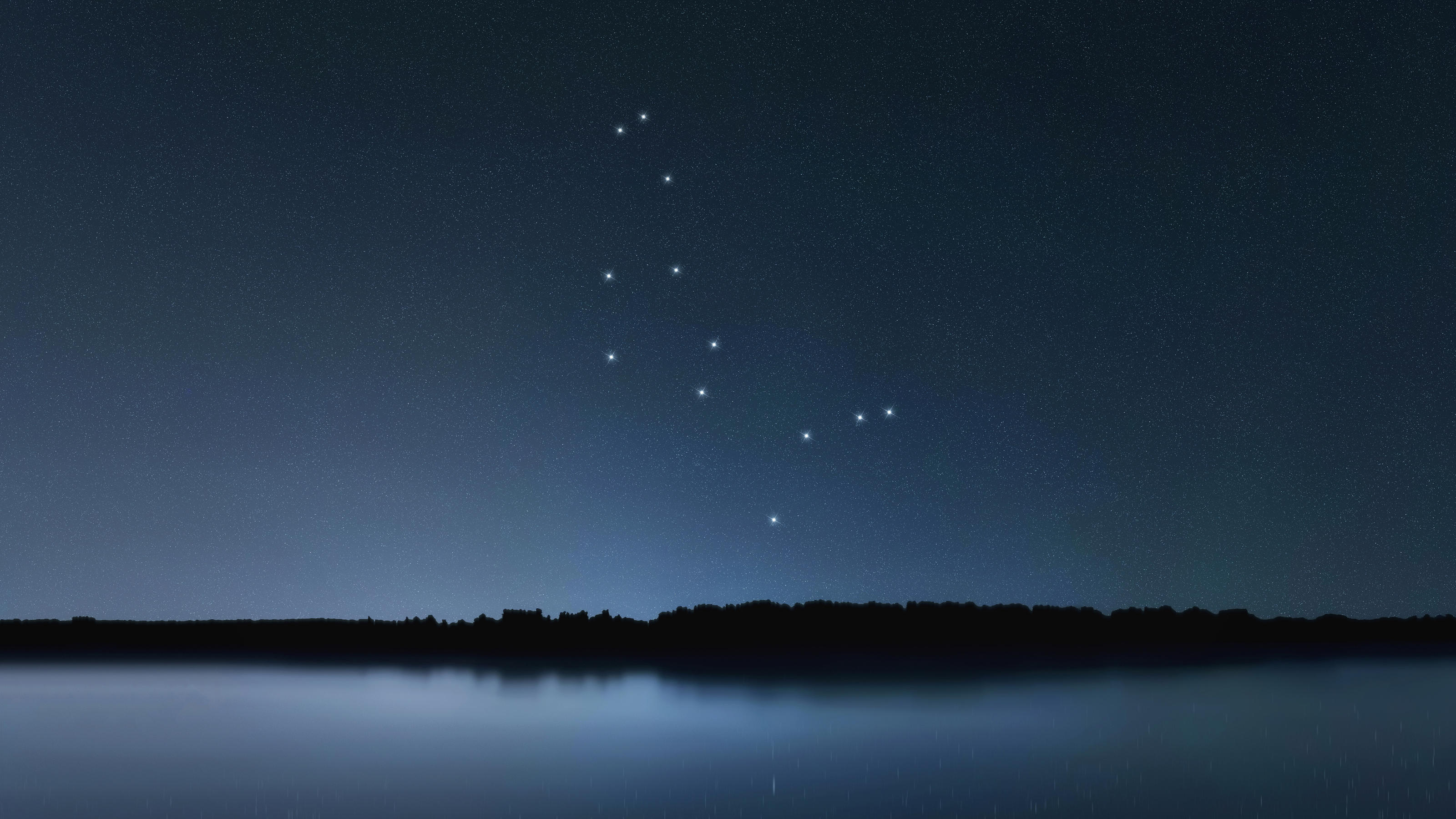 Sternkonstellation Bootes am Südhimmel