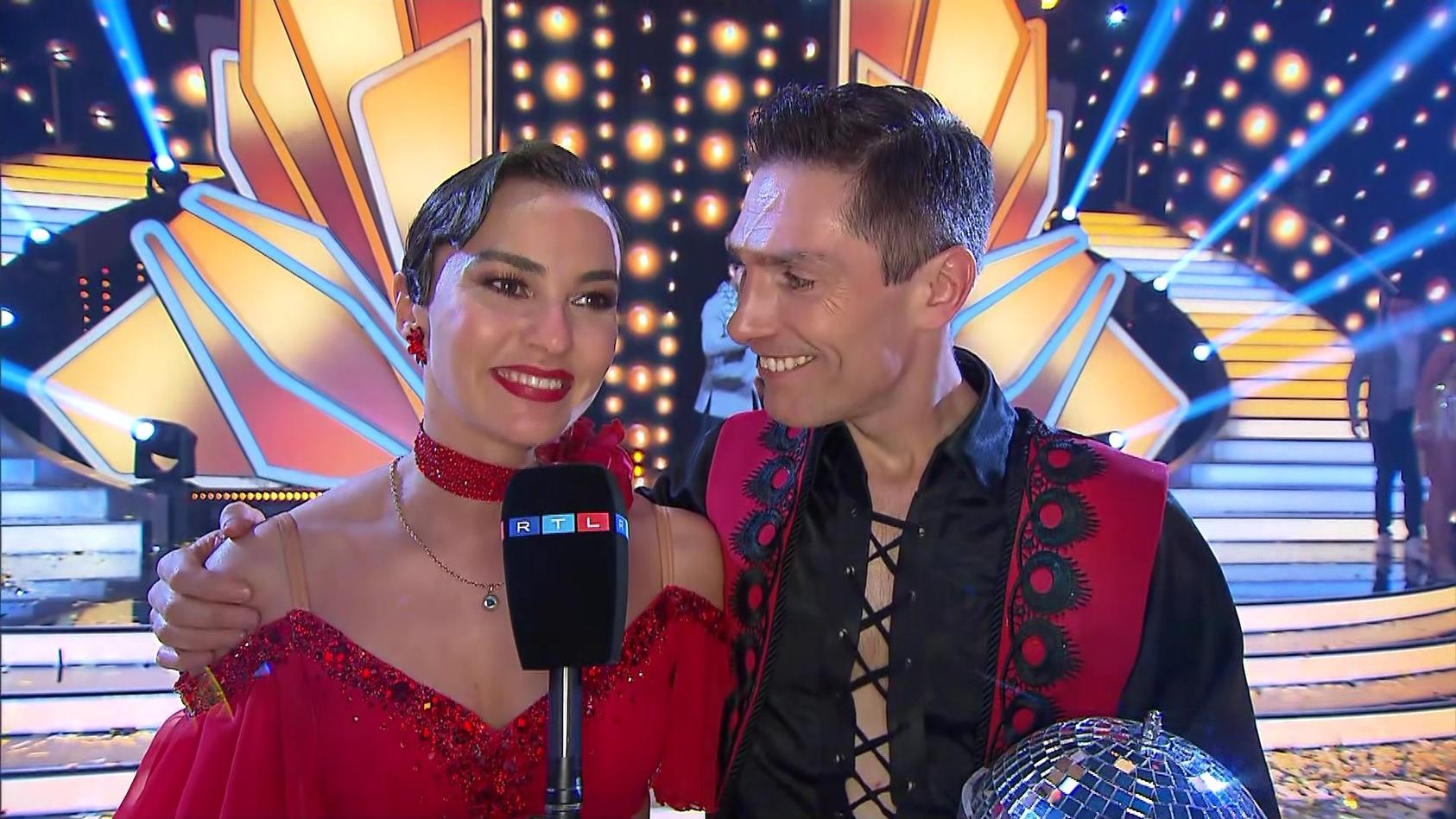 Renata und Christian im Interview nach ihrem Sieg in der "Profi Challenge"