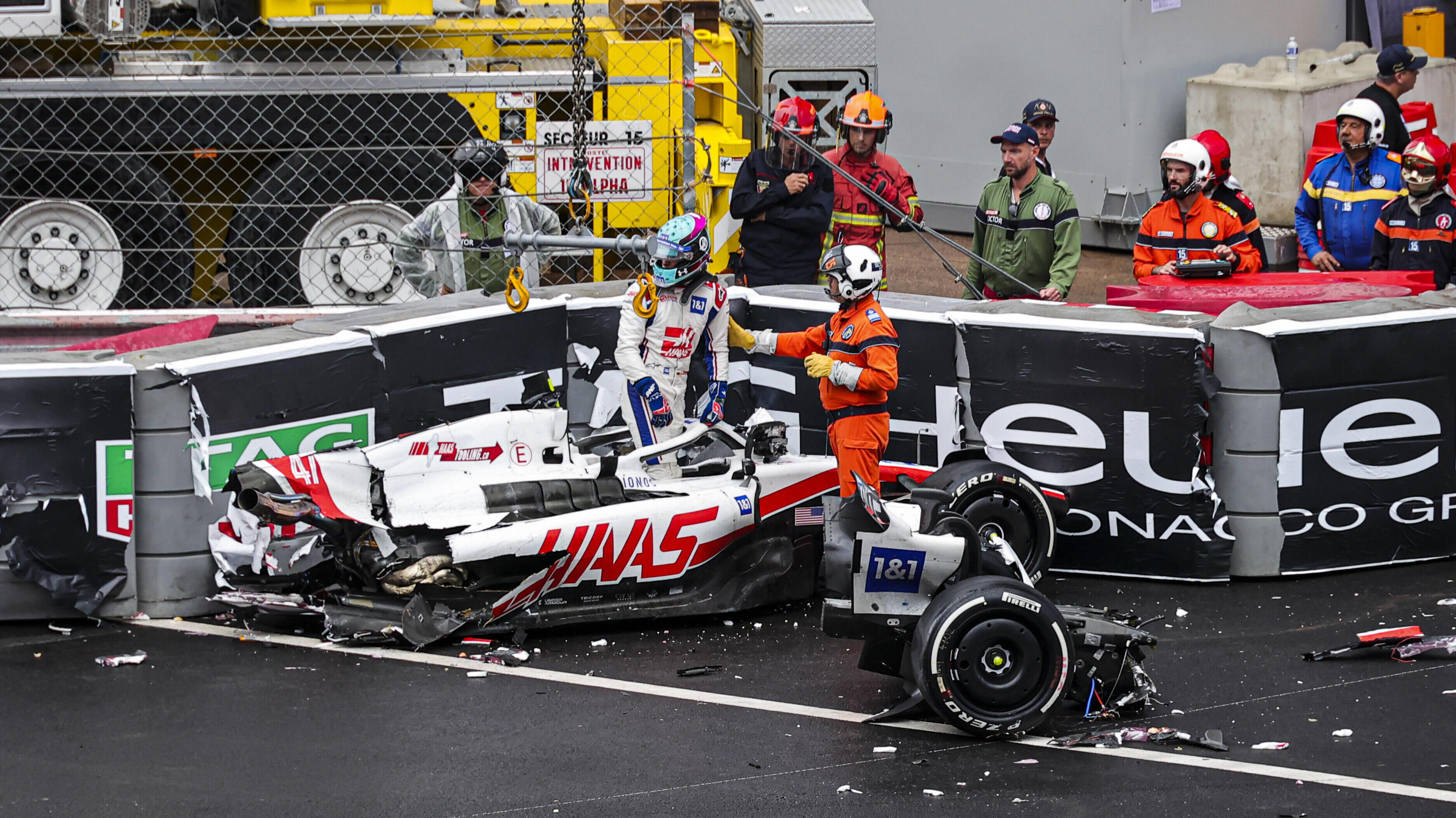Formel 1 in Monaco Mick Schumacher crasht heftig