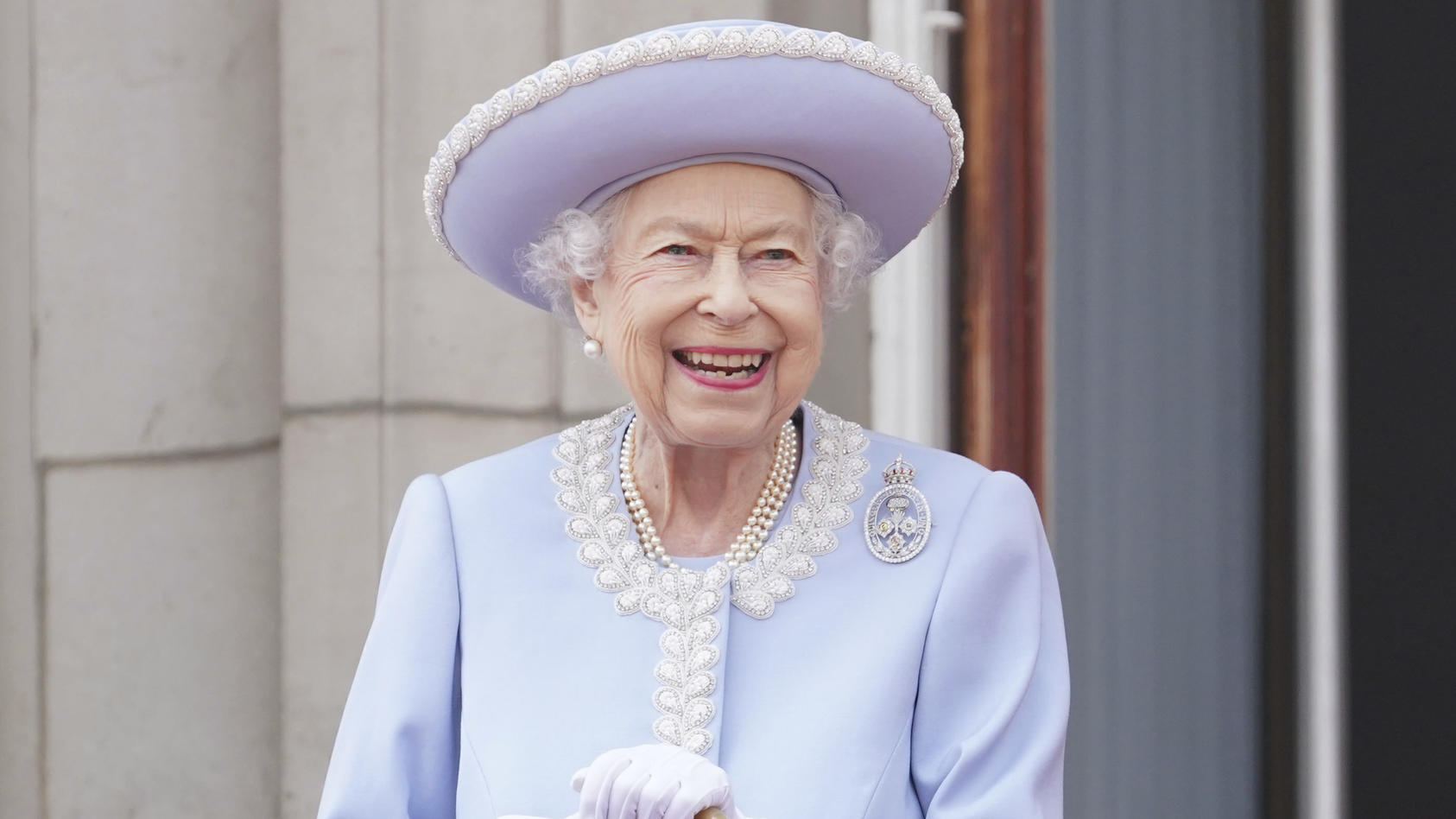 Queen Elizabeth an ihrem großen Tag in London