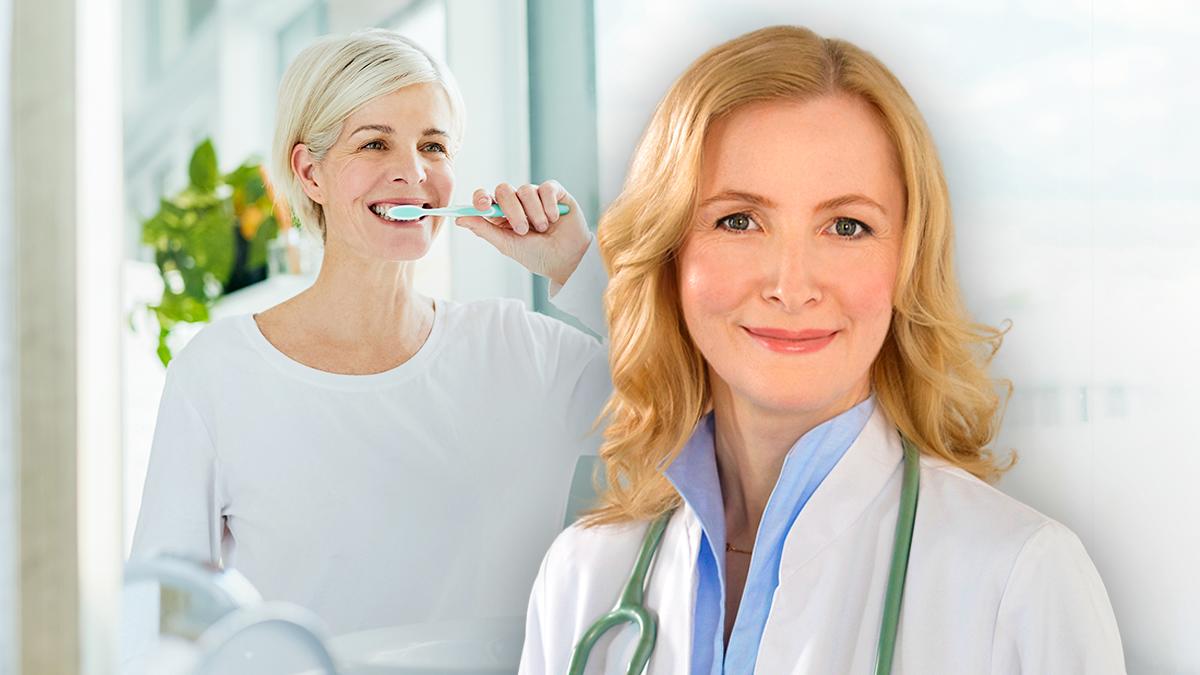 Dr. Anne Fleck, Doc Fleck, erklärt im RTL-Interview, wieso es wichtig ist, auf die richtige Zahn- und Mundpflege zu achten.