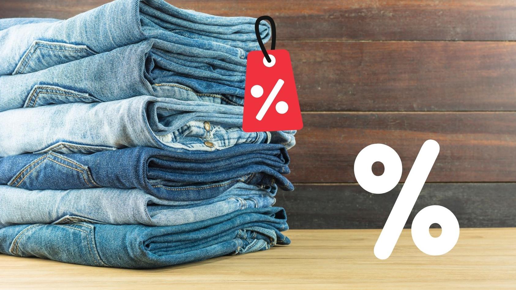 Wer gerade eine neue Jeans braucht, kann viel Geld sparen.