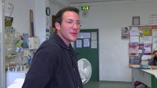 Brix Schaumburg spricht vor Schülern in Erfurt