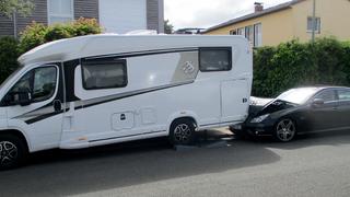 Unfall an der Königsberger Straße in Bremerhaven.