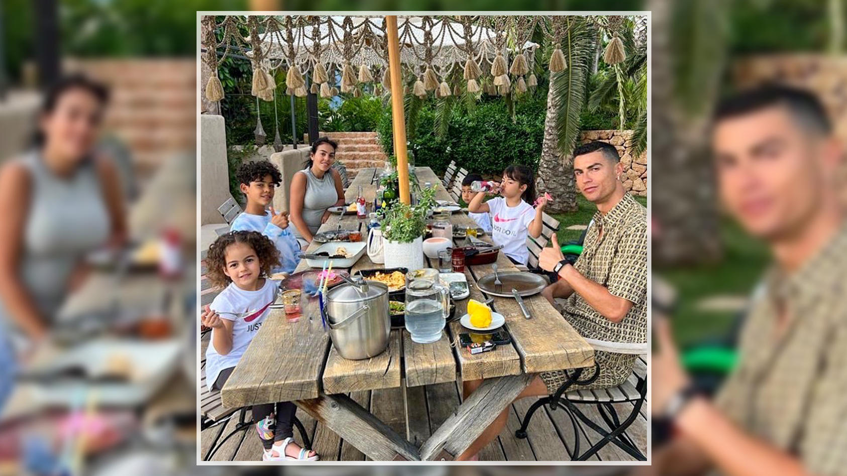 Die Ronaldos verbringen ihren Urlaub auf Mallorca.