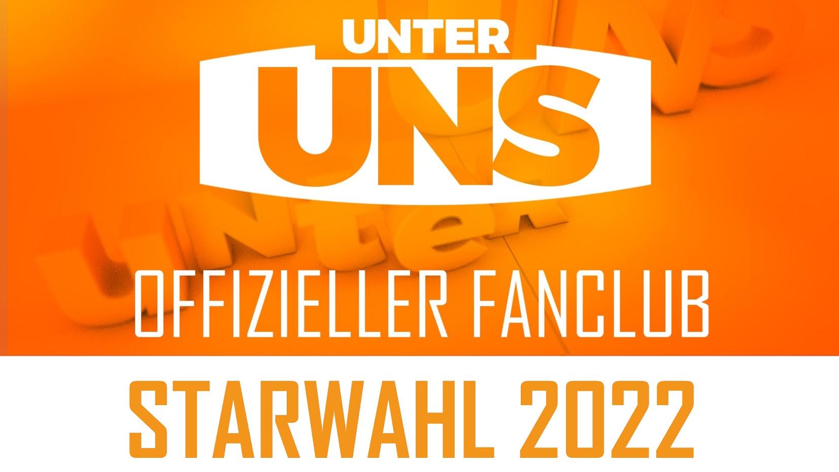 Auch im Jahr 2022 wird die Starwahl wieder vom "Unter uns"-Fanclub organisiert. 