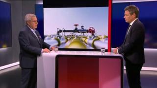 Bundeswirtschaftsminister Robert Habeck im RTL-Interview mit Jan Hofer.