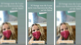 Katja Burkard ist momentan nicht gut auf die Deutsche Bahn zu sprechen