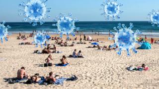 GO Web Portugal Strand Menschen Corona Viren