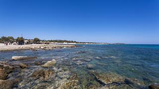 Wunderschönes und schützenswertes Naturschutzgebiet Chrissi Island vor der Küste Kretas