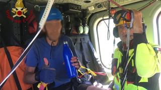 Nach Absturz überlebt ein 31-jähriger Italiener sieben Tage auf einem Felsvorsprung
