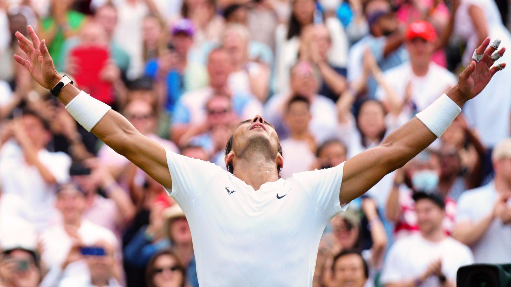 Rafael Nadal steht im Halbfinale von Wimbledon