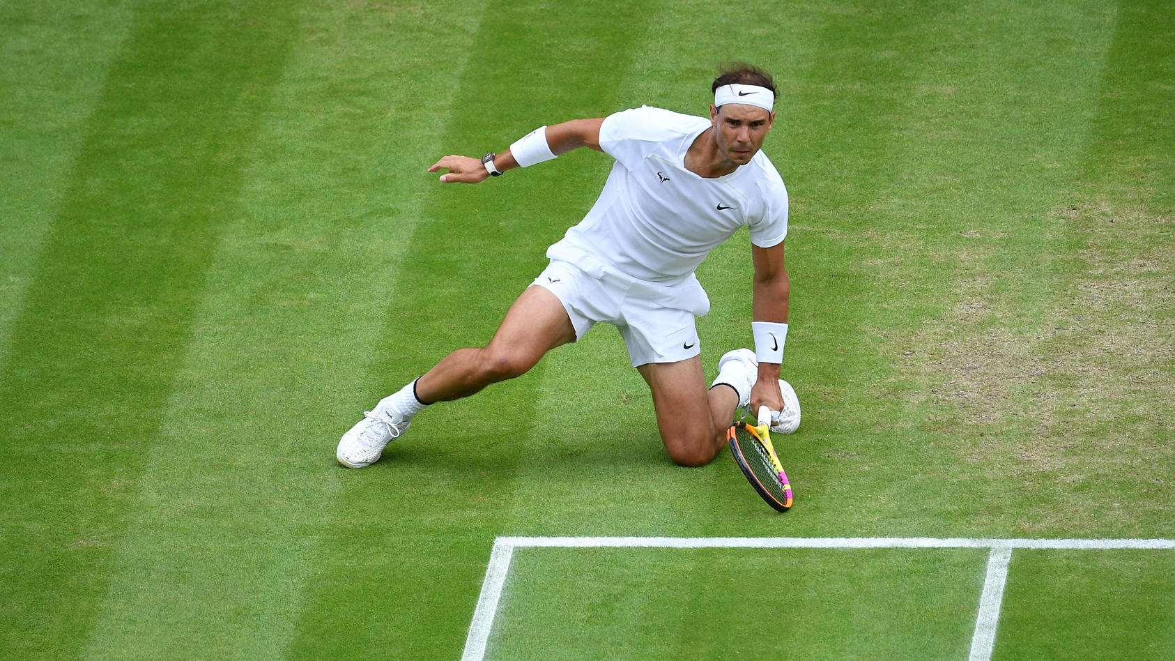  Rafael Nadal Esp TENNIS : Wimbledon 2022 : 06/07/2022 AntoineCouvercelle/Panoramic PUBLICATIONxNOTxINxFRAxITAxBEL