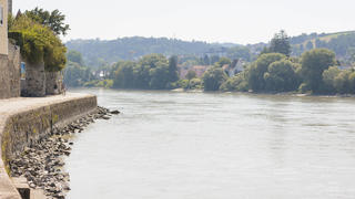 Eine Frau wurde gemeinsam mit ihrem Säugling aus der Donau gerettet. (Symbolbild)