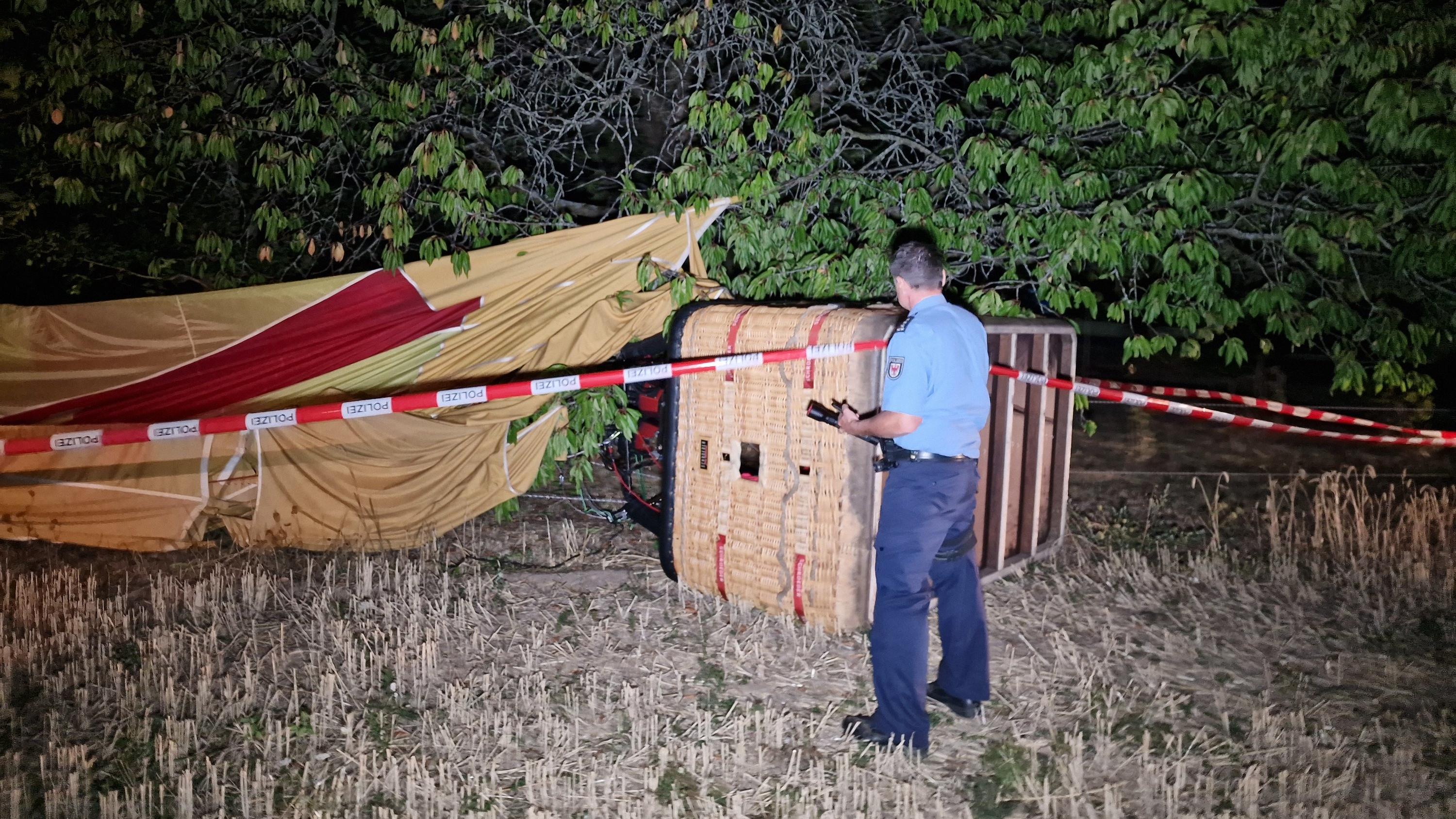 Tödlicher Unfall mit Heißluftballon in Beelitz