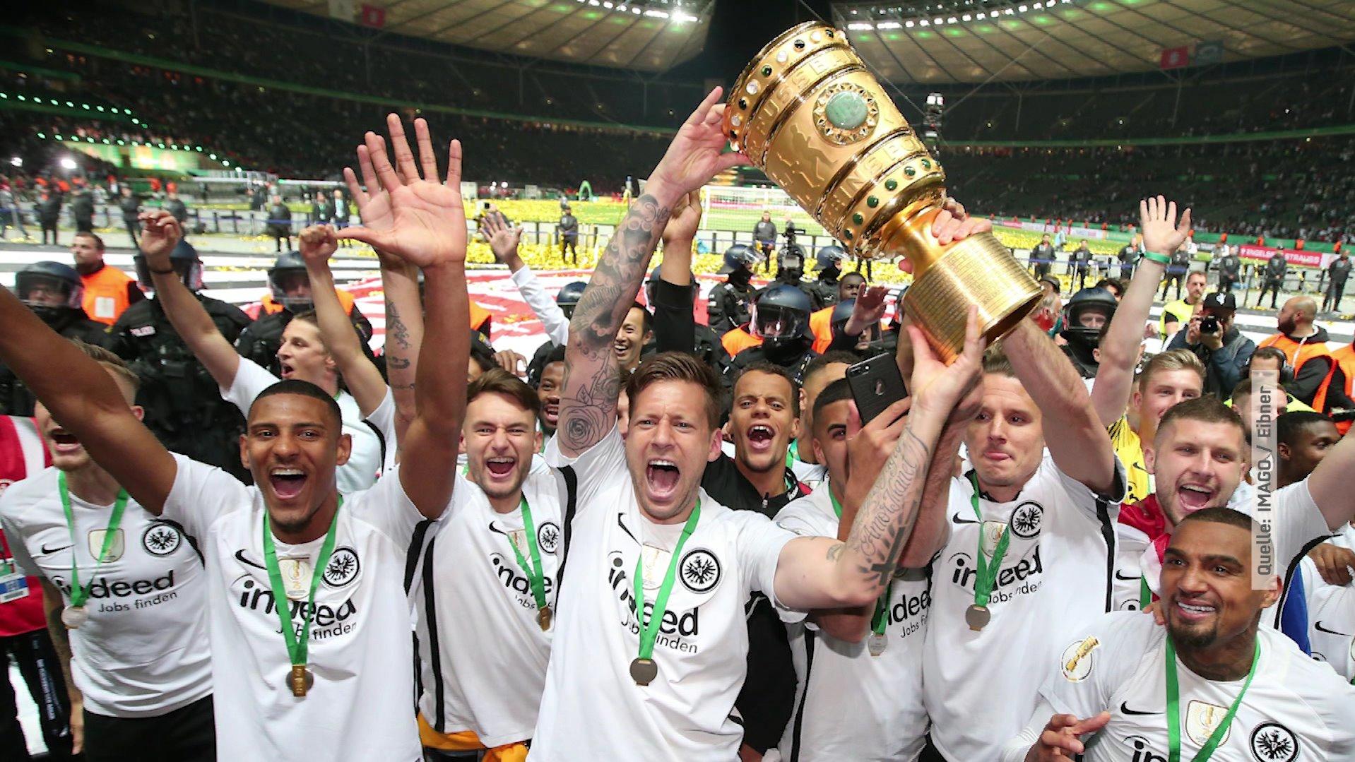 Sieg der Eintracht Frankfurt, DFB-Pokal 2018.